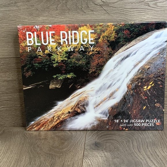J.Scott Graham Blue Ridge Parkway Graveyard Fields Waterfall Puzzle 18×24 NEW - Picture 2 of 6